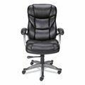 Fine-Line Birns Leather Highback Chair, Black FI3749679